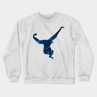 Galaxy Gibbon Crewneck Sweatshirt